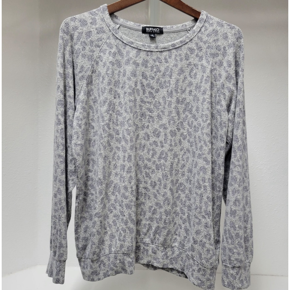 Buffalo David Bitton Women's Long-Sleeves Pullover Top Blouse Medium Excellent
